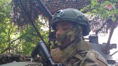 Russian airborne forces working near Chasiv Yar 