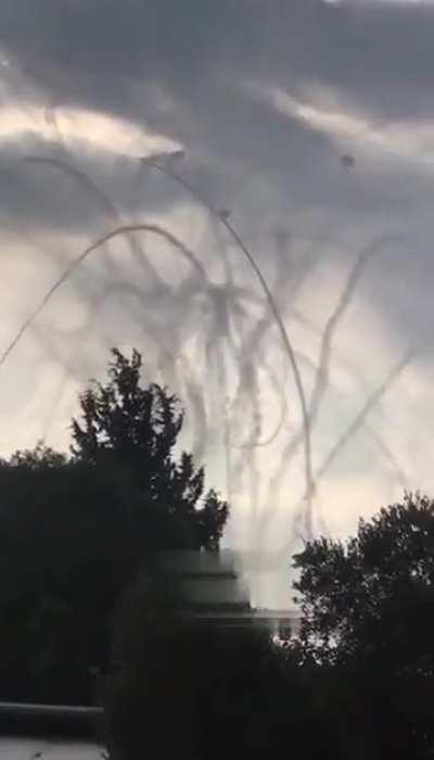 Iron Dome Engaging Dozens of Rockets near Jerusalem