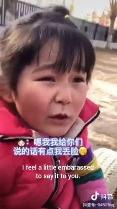 Chinese TikToker making fun of an young Uyghur girl who is ashamed to speak her name in her native language