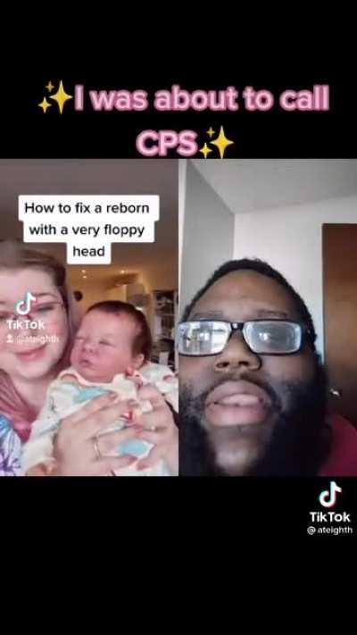 That baby look dead