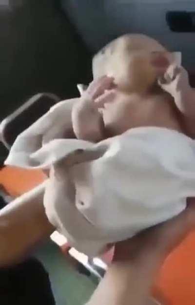 Baby found in a trashcan in FEU Alabang