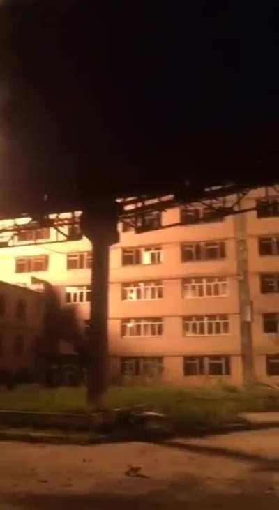 Mashzavod in Horlivka, more footage, Russian ammo incinerated by Ukrainian rockets