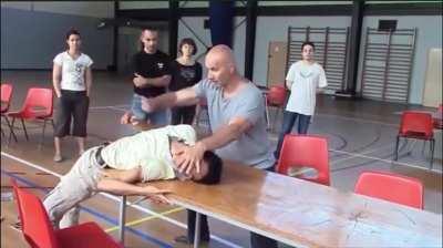 WCGW - when volunteering during chiropractic class?