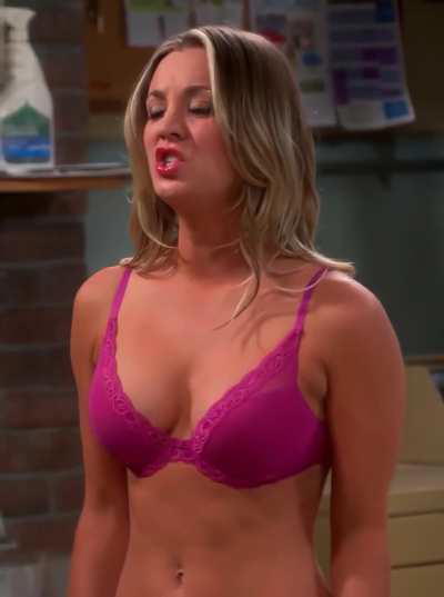 60 Seconds to burst for Kaley Cuoco. Will you make it?