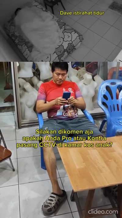 Orang tua pasang CCTV di kamar anaknya