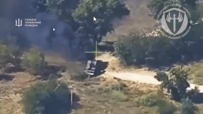 Osa-AKM short-range air defense system was hit and set on fire by FPV drone in the village of Radensk, Kherson Oblast. Operators of the Kryla special unit of the GUR. Published on October 6, 2024