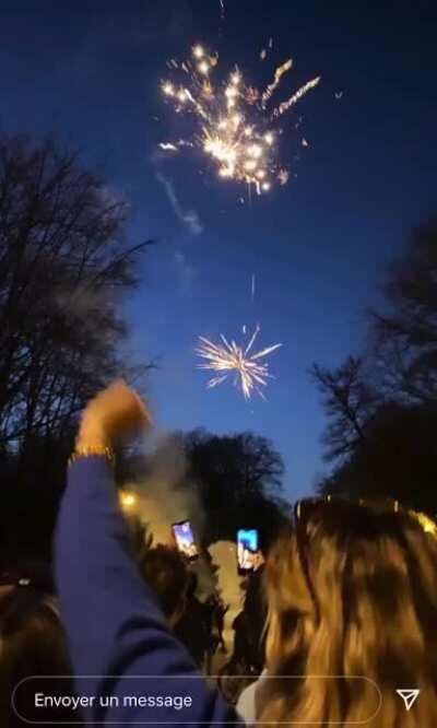 Bois de la cambre around 21:30 (not filmed by me)