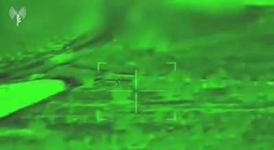 FLIR clip of the IAF AH-64 gunning down a drone from Saturday was released unofficially to news channels 