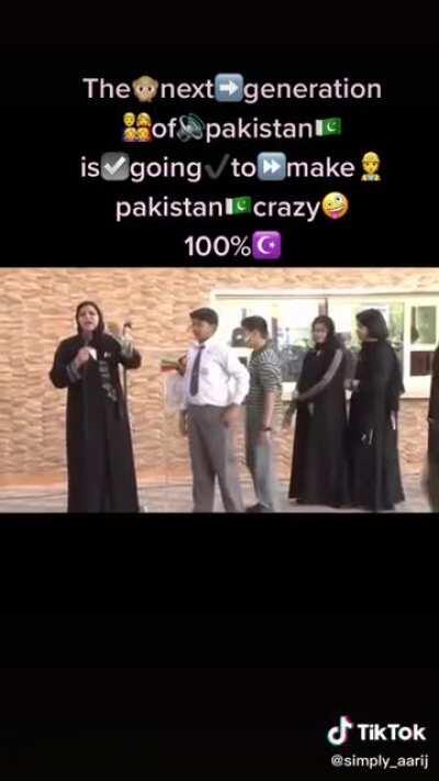 The next generation of Pakistan is going to make Pakistan crazy 💯%