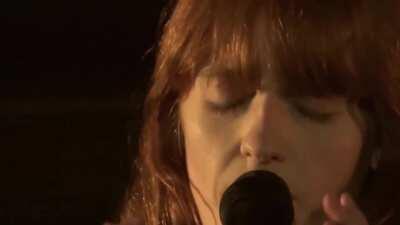 Florence Welch performing ‘When in Disgrace with Fortune and Men’s Eyes (Sonnet 29)’