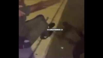 Dude whips his ex wife new boyfriend with a belt after finding he whooped his son.