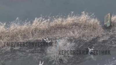 Unsuccessful attempt by the Armed Forces of Ukraine to cross Dnieper river