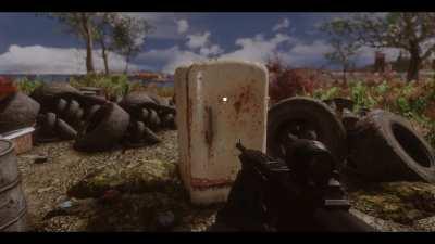 [FO4] What happens if you shoot a refrigerator with a child inside?