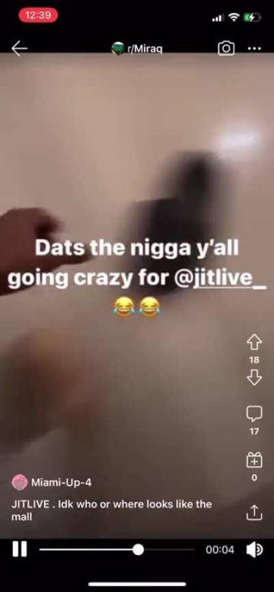 After what happened to jitlive ion know how them niggas still be talking crazy all the L’s they talk go Viral especially this and E video