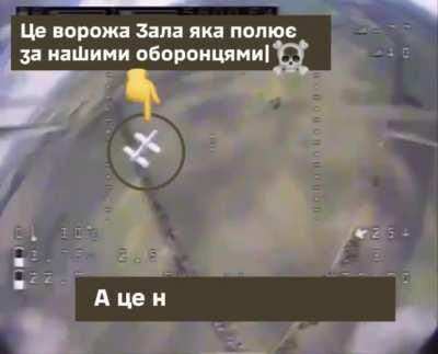 FPV drone with remote detonation destroys Russian kamikaze drone 