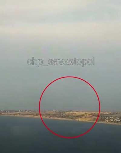 Russian plane skids off runway while landing at Belbek airport, Crimea. Russia-Ukraine War 2022