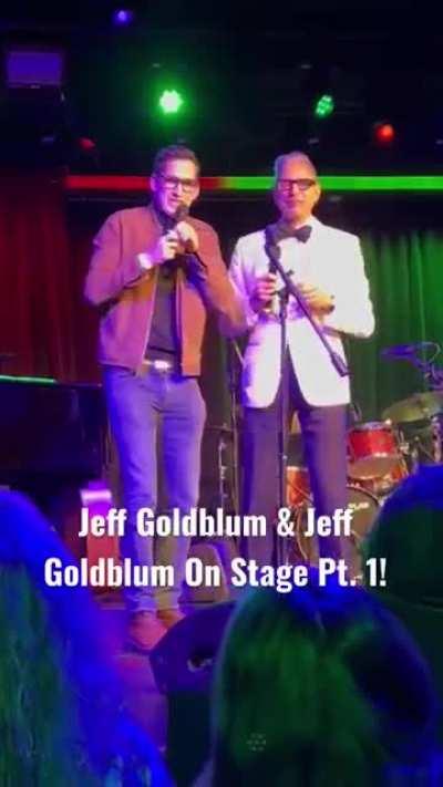 Jeff Goldblum meets Jeff Goldblum | By: Matt Friend