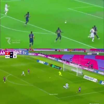 Similarity between the goal scored by Ángel Di María in the world cup final and the goal scored by João Félix today against Getafe