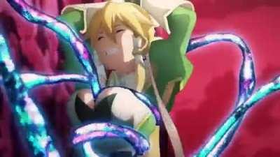 Leafa drained [Sword Art Online: Alicization Part 2]