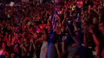 Throwback to Bad Bunny's incredible entrance from Backlash last year, one of the best ever