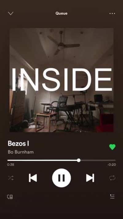 Bo Burnham “Bezos I” -> Kendrick Lamar “u” ~2 sec Crossfade