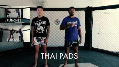 Tools of the Muay Thai trainer (Kru)