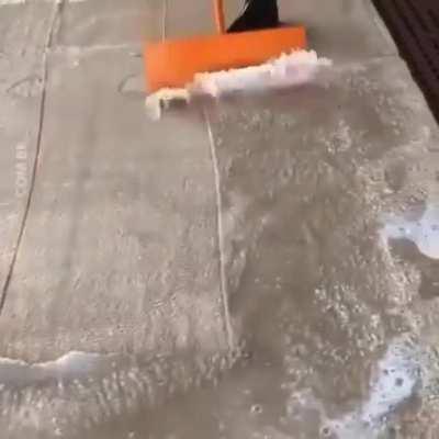 Getting the water out of a rug