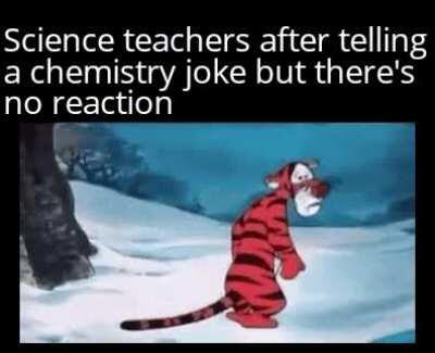 If you don't get it chemistry is about chemical reactions