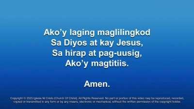 AKO'Y IGLESIA NI CRISTO (RE-UPLOADED)