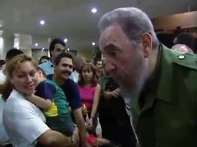 watch this video of Fidel Castro and Hugo Chavez visiting kids at a Cuban health clinic. it’s heartwarming and will make your day better