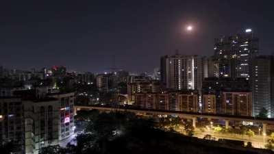 🔥 Moon and Jupiter setting together (Mumbai) : mumbai