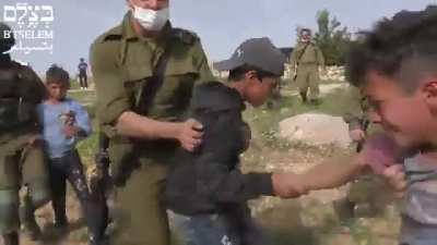 IDF arrest five Palestinians spotting picking plants near a settlement in the West Bank