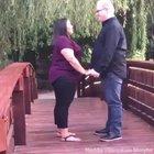 WCGW when proposing at a wooden bridge