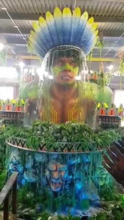 This Brazilian float that will be used in Rio's 2021 Carnival