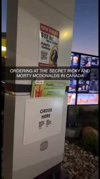 Ordering from Morty @ McDonald's