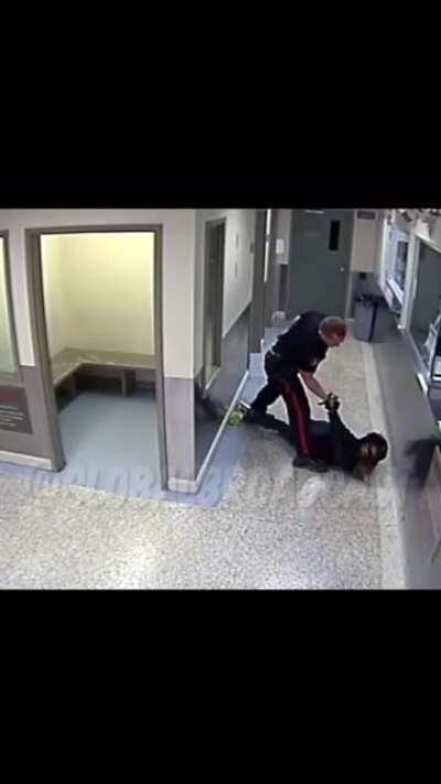 Officer SLAMS Black Woman to the ground you can see the blood and she’s dazed and confused