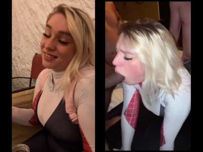 Original and porn versions of this tiktok trend.