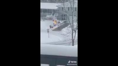 Flamethrower Vs Snow