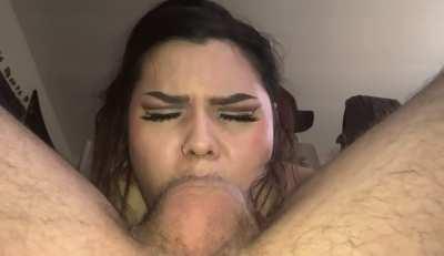 Cum in my throat &amp; mouth