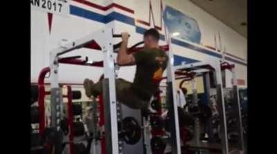 Marine Michael Eckert the rowing machine