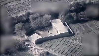 USAF Drone Strike on Taliban's Ammo Depot