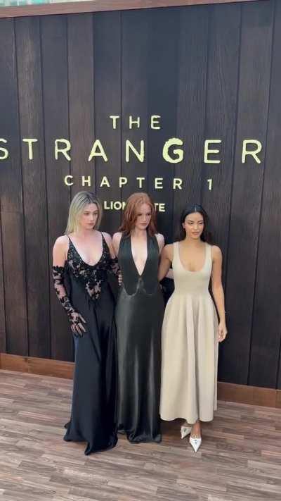 At “The Strangers Chapter 1” premiere with Camila Mendes and Madelaine Petsch | May 2024