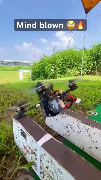 Racing drone in &quot;thedroneracingleague&quot; it would pass you and you wouldn't feel a thing 