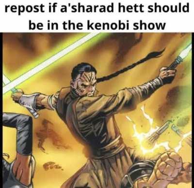 imagine if a'sharad hett actually shows up (OC)