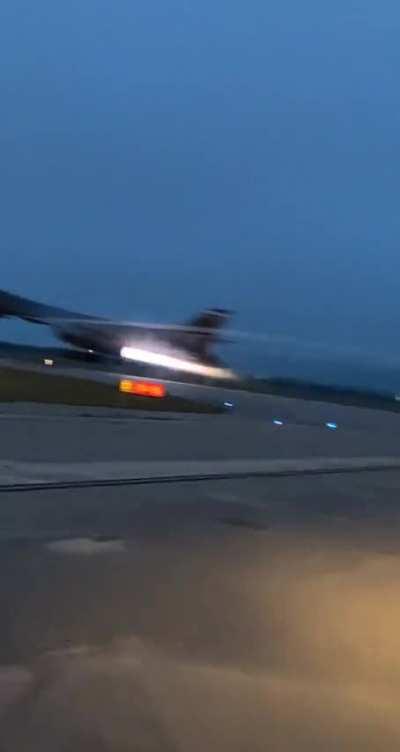 B-1 taking off