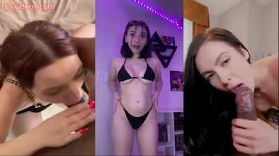 BBC Blowjob Cheating Deepthroat Hotwife Interracial PMV Split Screen Porn Teen Porn GIF by qosvideos