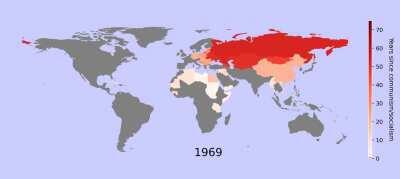 100 лет коммунизма: страны которые ссылаются/ссылались на социализм или коммунизм в своих конституциях с 1920 по 2020