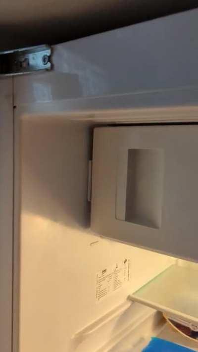 Stupid idea i had when closing my fridge