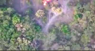 Michoacán; CJNG dropping drone bombs on CU in tepalcatepec, the post says it’s near the town of El Bejuco,