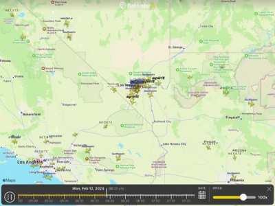 525 private jets departing Las Vegas after the Super Bowl.